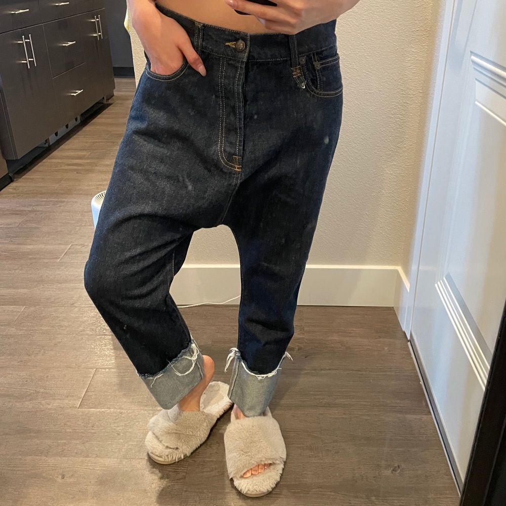R13 Drop Cortch Jeans Denim Size 26